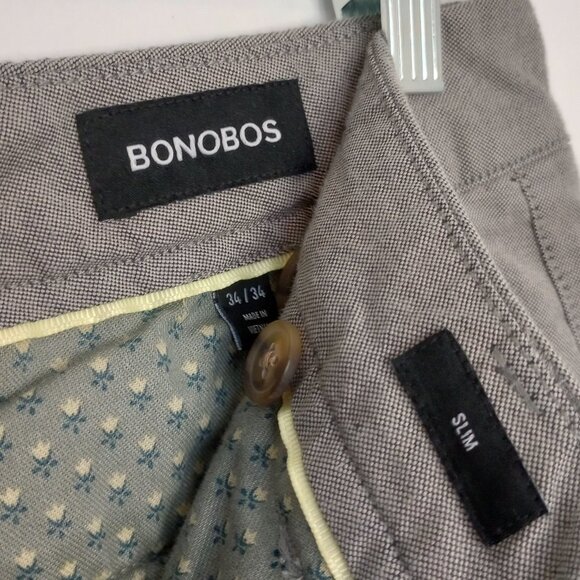 Bonobos Light Brown Casual Cotton Pants - Picture 4 of 7